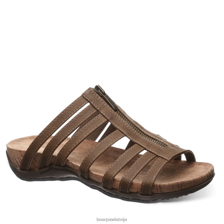 brūns sievietes sandales BEARPAW sabrina P2XFF361