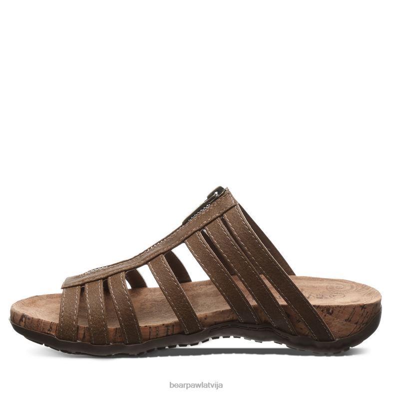 brūns sievietes sandales BEARPAW sabrina P2XFF361