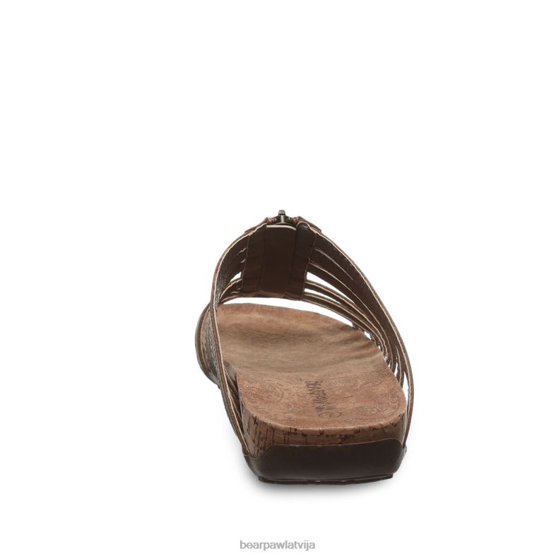 brūns sievietes sandales BEARPAW sabrina P2XFF361