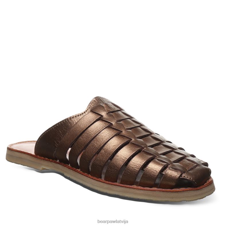 bronzas metālisks sievietes sandales BEARPAW zelda P2XFF359