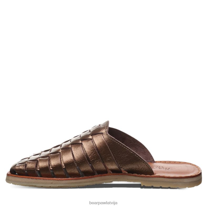 bronzas metālisks sievietes sandales BEARPAW zelda P2XFF359