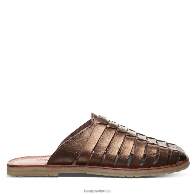 bronzas metālisks sievietes sandales BEARPAW zelda P2XFF359