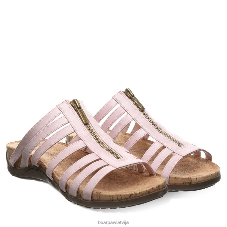 gaiši rozā sievietes sandales BEARPAW sabrina P2XFF399