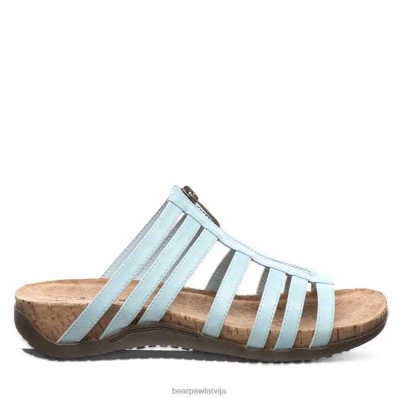 gaiši zils sievietes sandales BEARPAW sabrina P2XFF400