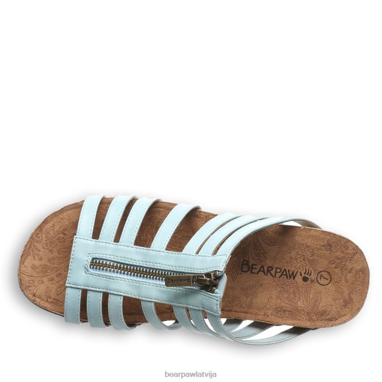 gaiši zils sievietes sandales BEARPAW sabrina P2XFF400