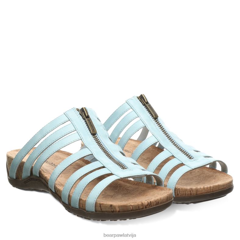 gaiši zils sievietes sandales BEARPAW sabrina P2XFF400