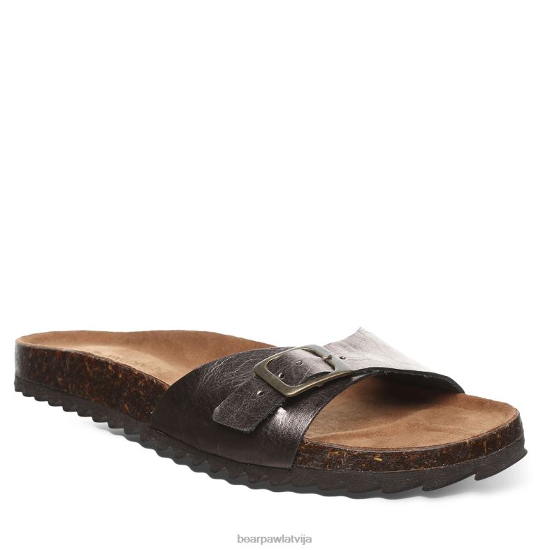 gunmetāls sievietes sandales BEARPAW ava P2XFF459