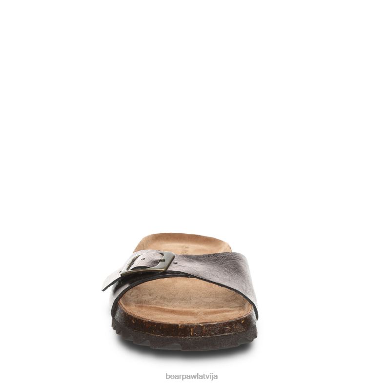 gunmetāls sievietes sandales BEARPAW ava P2XFF459