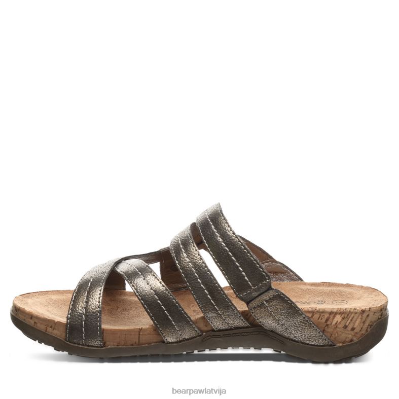 gunmetāls sievietes sandales BEARPAW kai ii P2XFF480