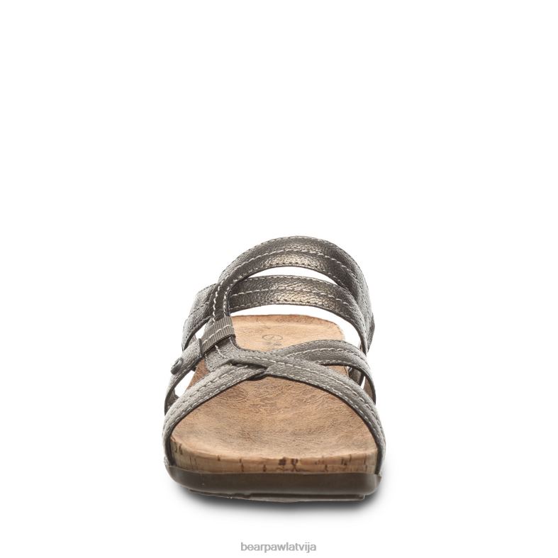 gunmetāls sievietes sandales BEARPAW kai ii P2XFF480