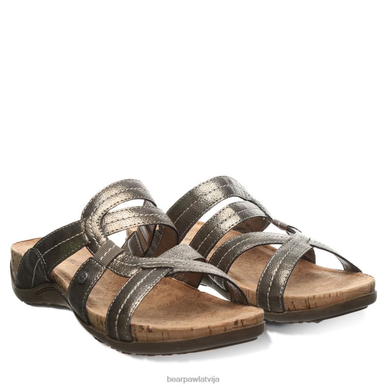 gunmetāls sievietes sandales BEARPAW kai ii P2XFF480