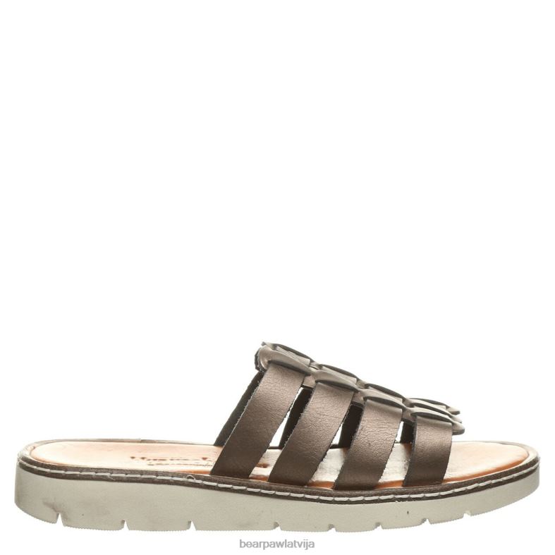 gunmetāls sievietes sandales BEARPAW vanessa P2XFF485