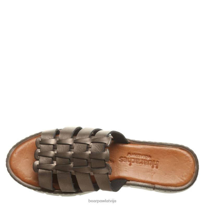 gunmetāls sievietes sandales BEARPAW vanessa P2XFF485