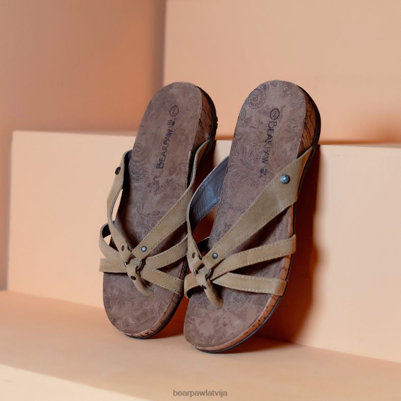 ledaina kafija sievietes sandales BEARPAW stirnēns P2XFF363