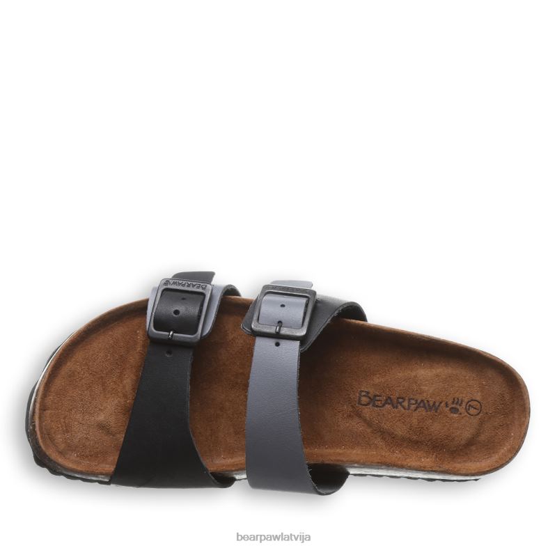 melns/pelēks sievietes sandales BEARPAW Džuljeta ii P2XFF372
