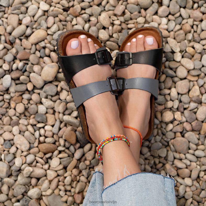melns/pelēks sievietes sandales BEARPAW Džuljeta ii P2XFF372
