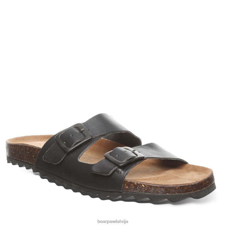 melns sievietes sandales BEARPAW Džuljeta P2XFF457