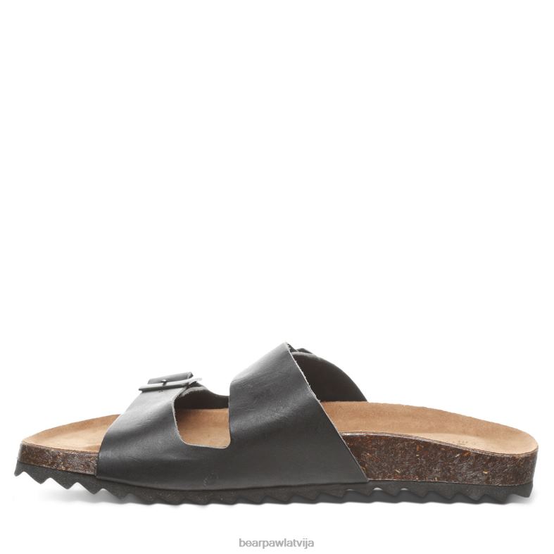 melns sievietes sandales BEARPAW Džuljeta P2XFF457