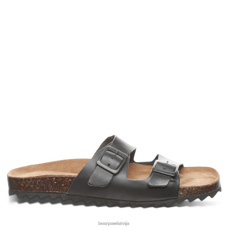 melns sievietes sandales BEARPAW Džuljeta P2XFF457