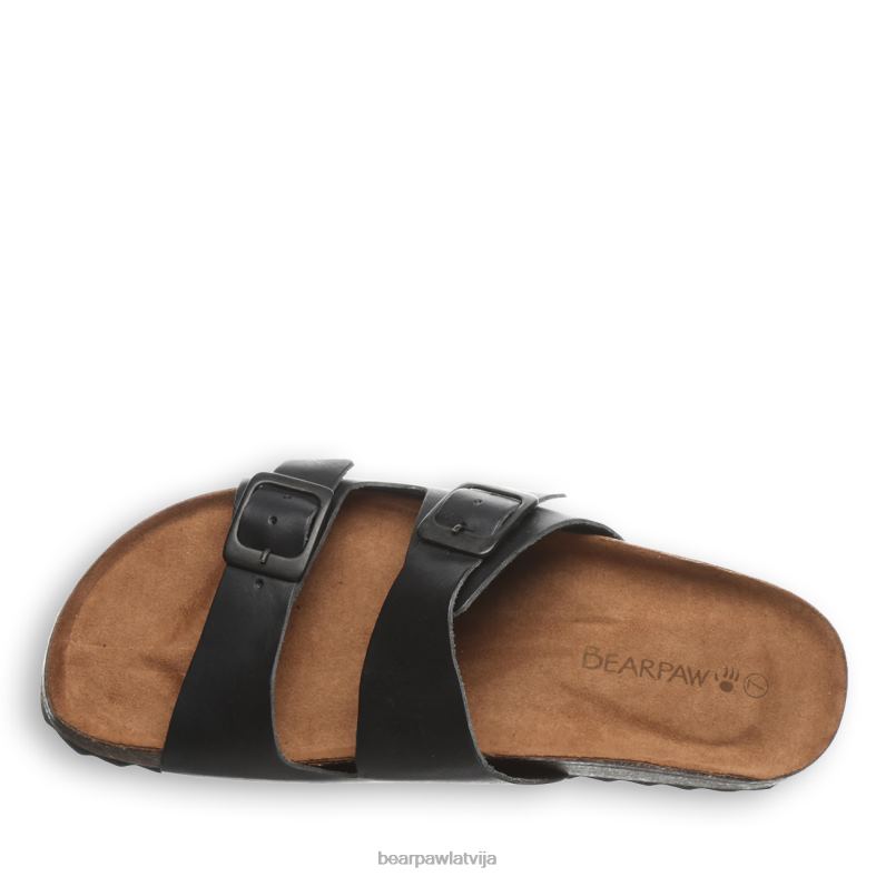 melns sievietes sandales BEARPAW Džuljeta P2XFF457