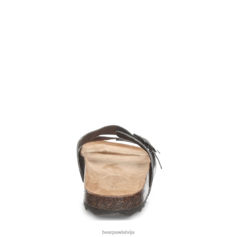 melns sievietes sandales BEARPAW Džuljeta P2XFF457