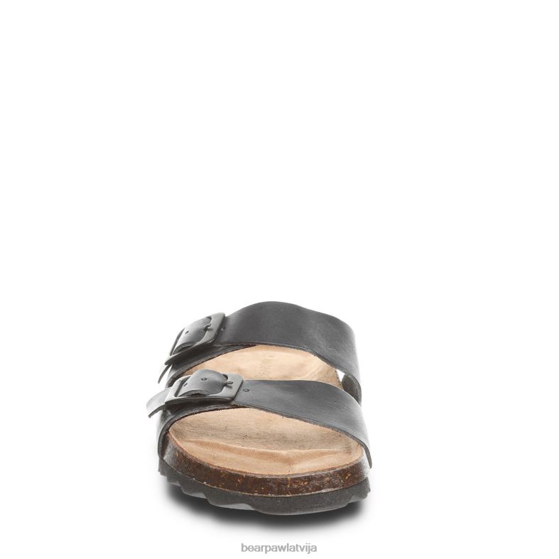 melns sievietes sandales BEARPAW Džuljeta P2XFF457