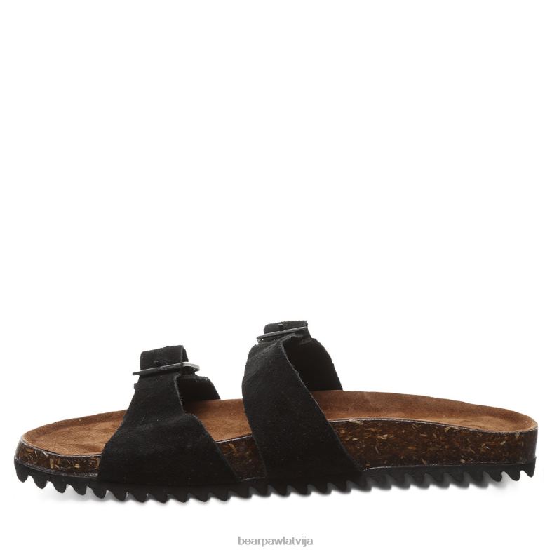 melns sievietes sandales BEARPAW Džuljeta ii P2XFF356
