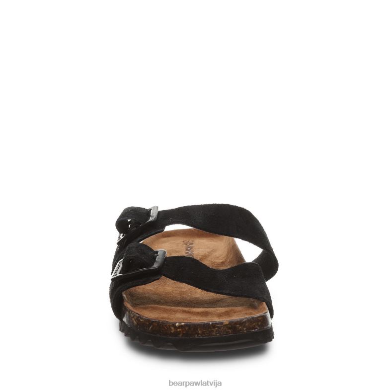 melns sievietes sandales BEARPAW Džuljeta ii P2XFF356
