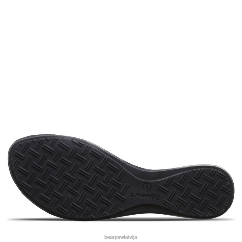 melns sievietes sandales BEARPAW Elisa P2XFF384