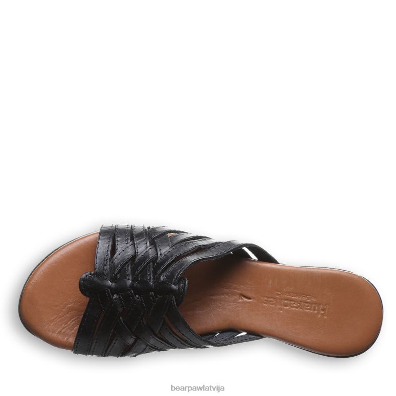 melns sievietes sandales BEARPAW Elisa P2XFF384