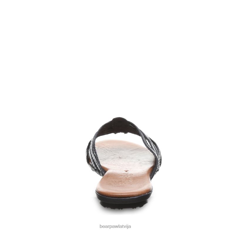 melns sievietes sandales BEARPAW Elisa P2XFF384