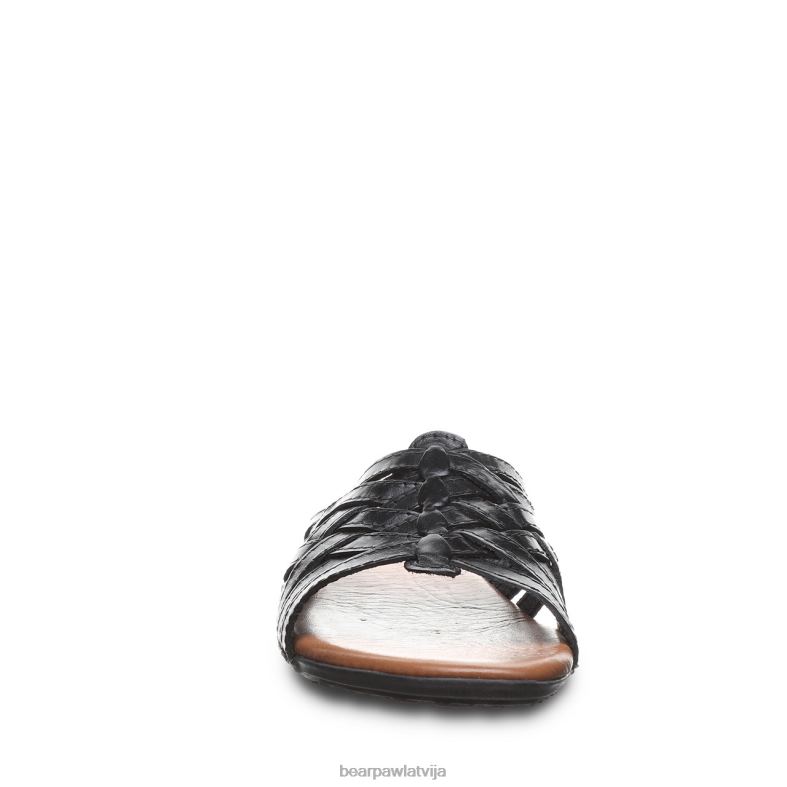 melns sievietes sandales BEARPAW Elisa P2XFF384