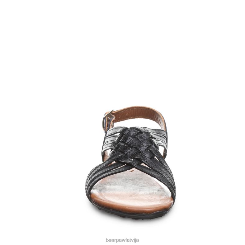 melns sievietes sandales BEARPAW ahāts P2XFF379