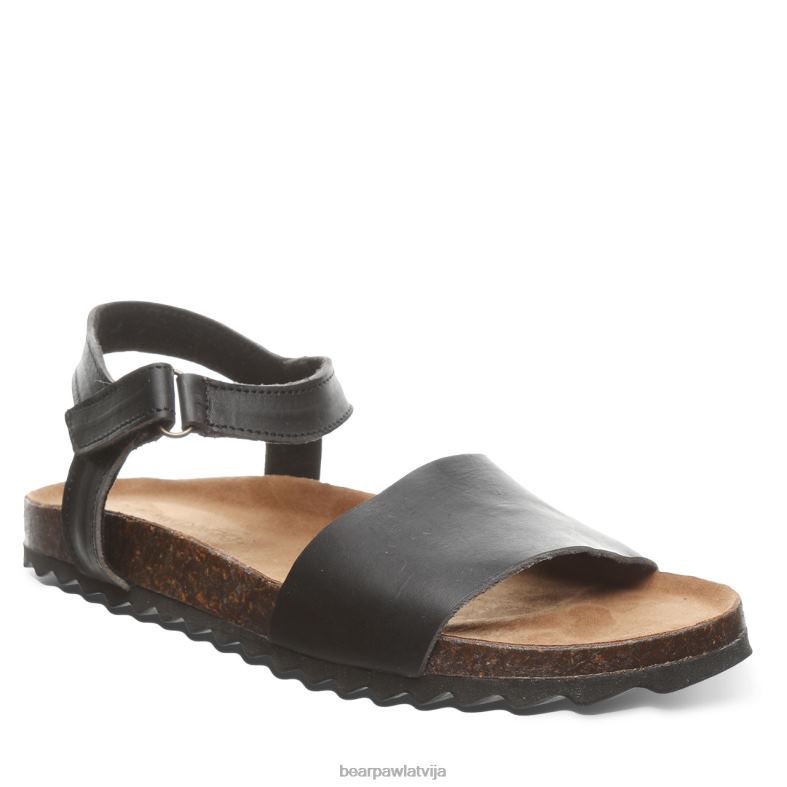 melns sievietes sandales BEARPAW alma P2XFF451