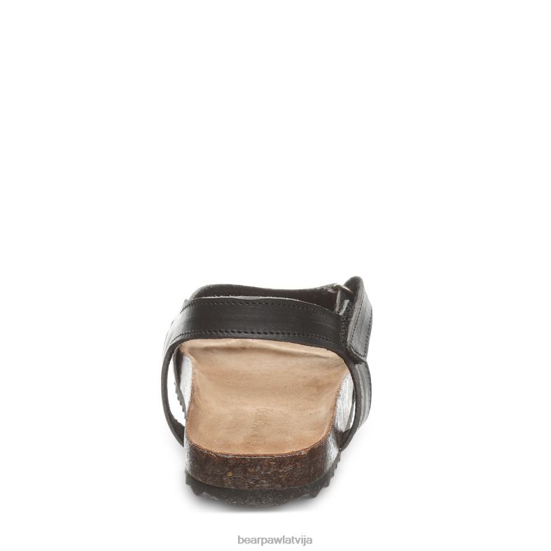 melns sievietes sandales BEARPAW alma P2XFF451