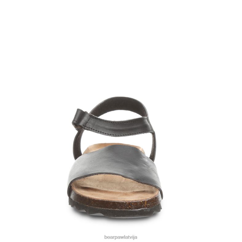 melns sievietes sandales BEARPAW alma P2XFF451