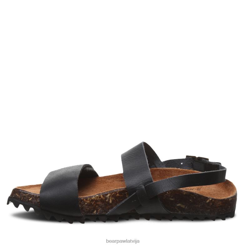 melns sievietes sandales BEARPAW alma ii P2XFF375