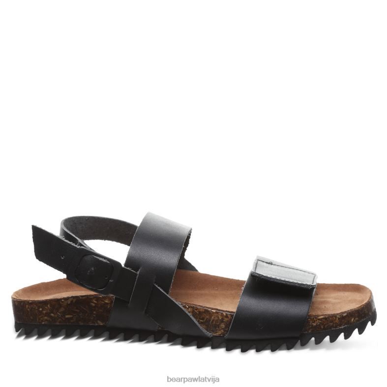 melns sievietes sandales BEARPAW alma ii P2XFF375