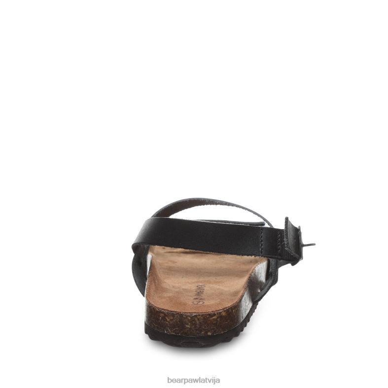 melns sievietes sandales BEARPAW alma ii P2XFF375