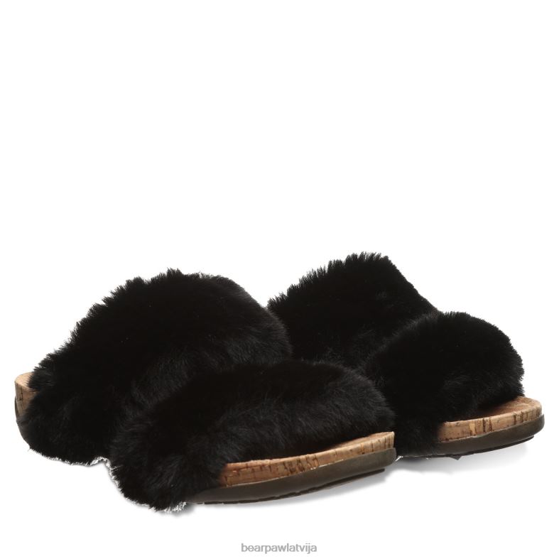 melns sievietes sandales BEARPAW analia P2XFF398