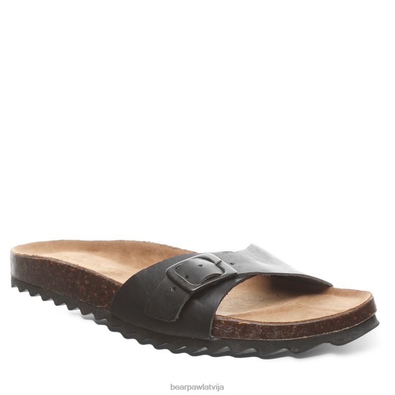 melns sievietes sandales BEARPAW ava P2XFF395