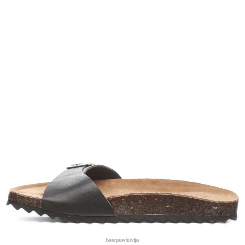 melns sievietes sandales BEARPAW ava P2XFF395