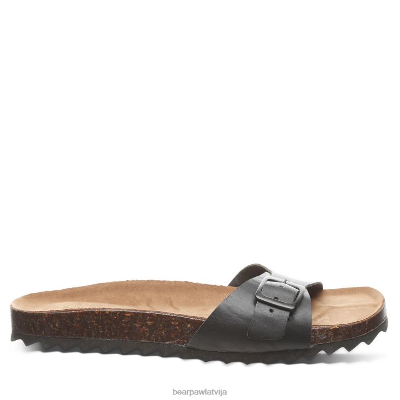melns sievietes sandales BEARPAW ava P2XFF395