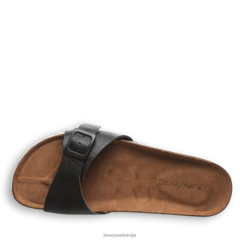 melns sievietes sandales BEARPAW ava P2XFF395