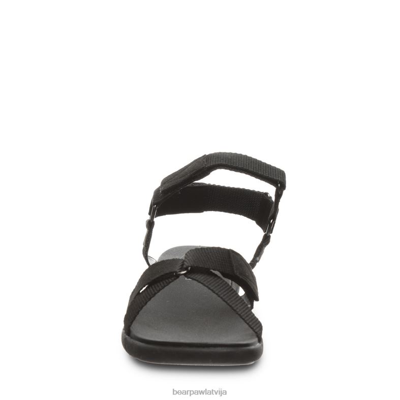melns sievietes sandales BEARPAW becca P2XFF473