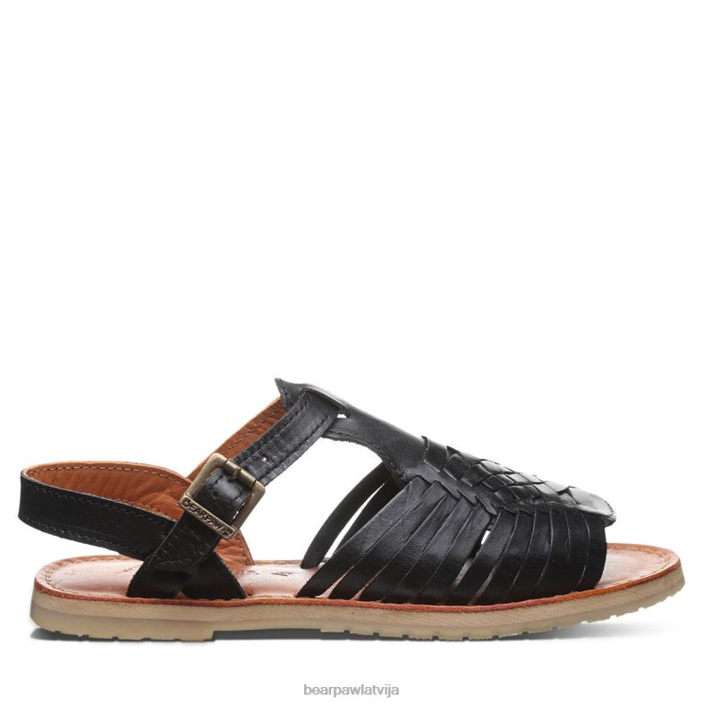 melns sievietes sandales BEARPAW gloria P2XFF362