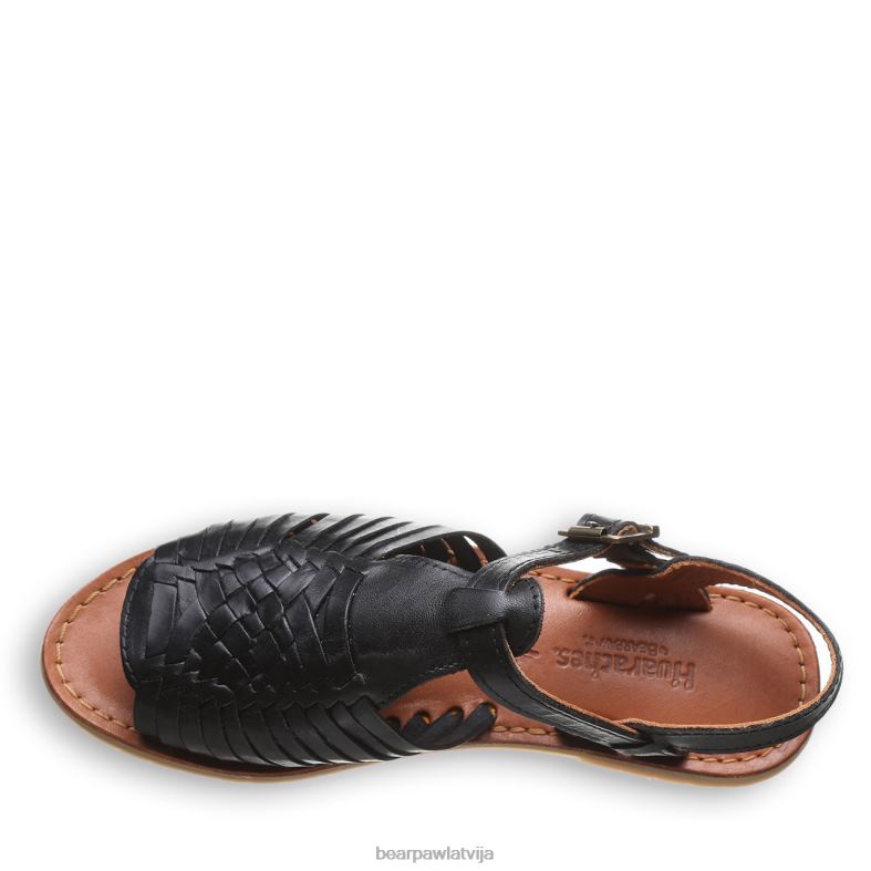 melns sievietes sandales BEARPAW gloria P2XFF362