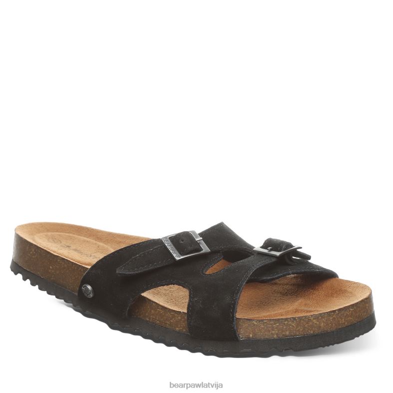 melns sievietes sandales BEARPAW jaycee P2XFF471