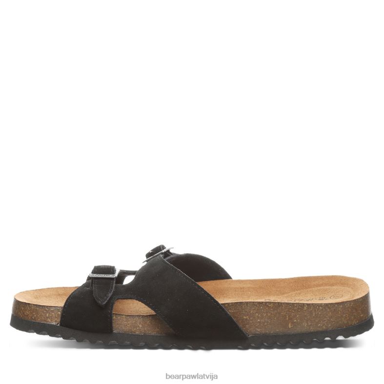 melns sievietes sandales BEARPAW jaycee P2XFF471