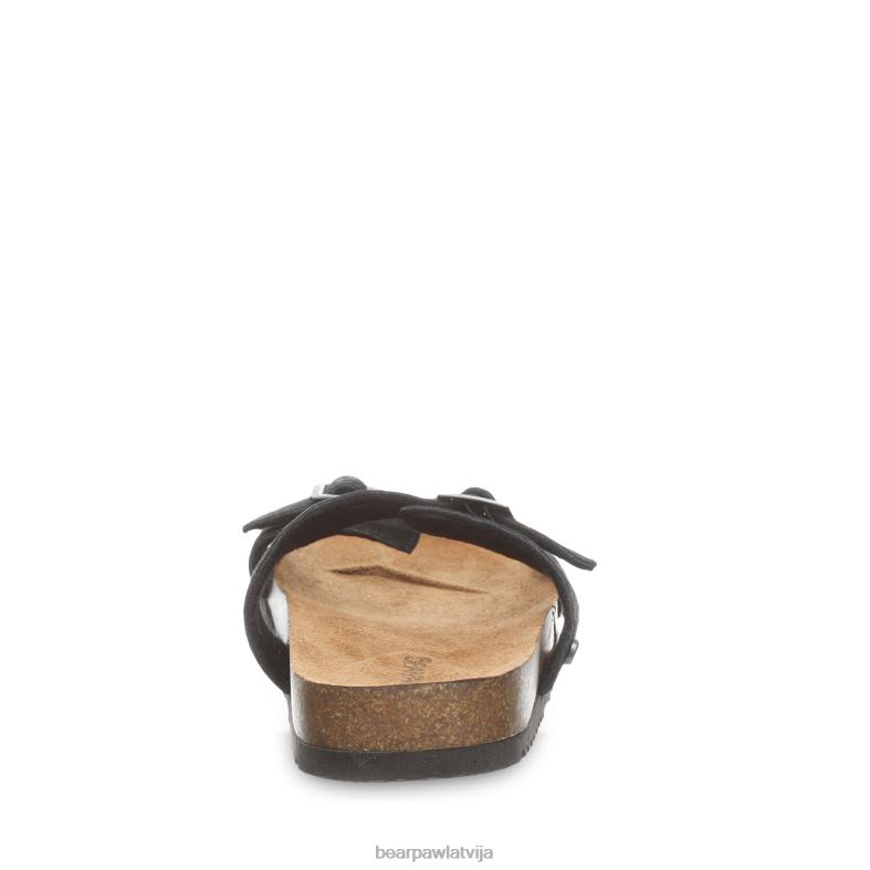 melns sievietes sandales BEARPAW jaycee P2XFF471